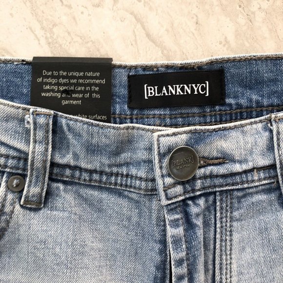 Blank NYC Men's Wooster Distressed Shorts Slim Fit Size 30 NEW - Picture 4 of 6